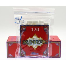 Sunray 8mm濾嘴 - 120粒 Sunray 8mm濾嘴 - 120粒